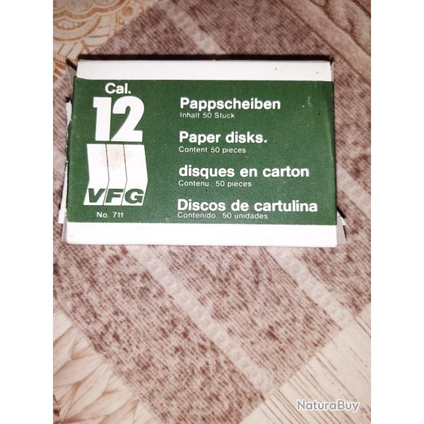 disques en carton de nettoyage