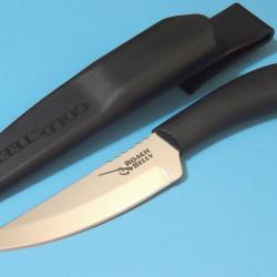 Couteau Lame Fixe Cold Steel Roach Belly Lame Acier German 4116 Manche Polypropyl&egrave;ne Etui Cor-Ex