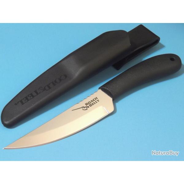 Couteau Lame Fixe Cold Steel Roach Belly Lame Acier German 4116 Manche Polypropyl�ne Etui Cor-Ex