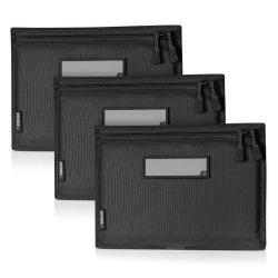 Housse SAVIOR pour arme de poing NOIR - Lot de 3 