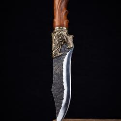 Couteau Viking J&ouml;rmungandr fait &agrave; la main