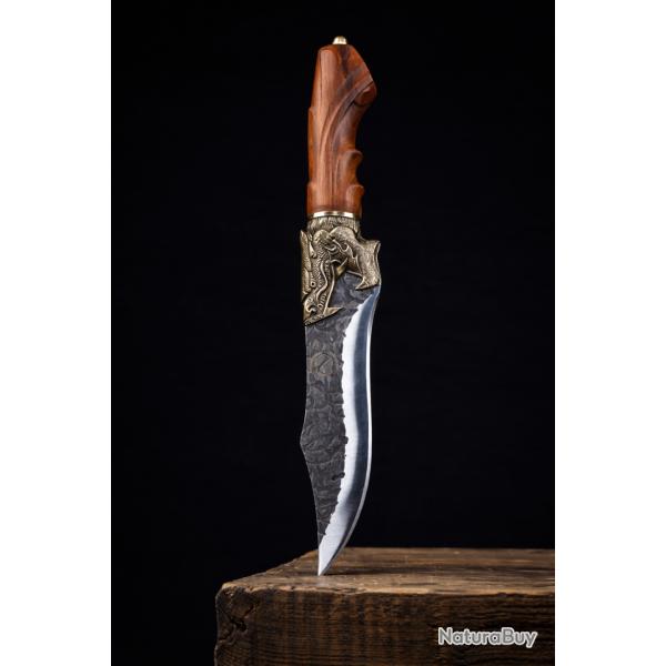 Couteau Viking J�rmungandr fait � la main