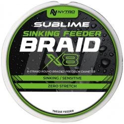NYTRO SUBLIME X8 SINKING FEEDER BRAID NYTRO 0,12mm 300m