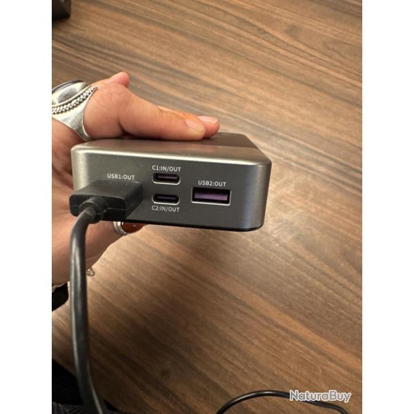 Batterie externe 20 000 mAh - Charge rapide 45W USB-C - Power Bank neuve