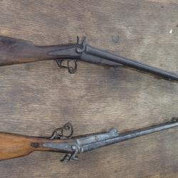Lot de 2 fusil a broches