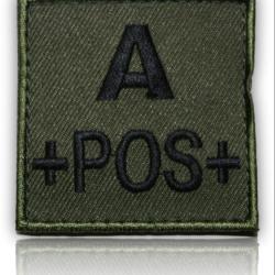 PATCH GROUPE SANGUIN A+ VERT