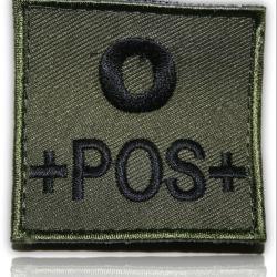 PATCH GROUPE SANGUIN O+ VERT