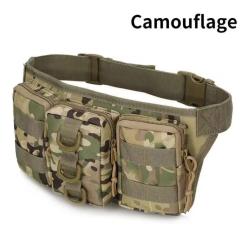 Equipement airsoft/militaire - Sac de ceinture imperm&eacute;able en tissu Oxford - Camouflage (4)