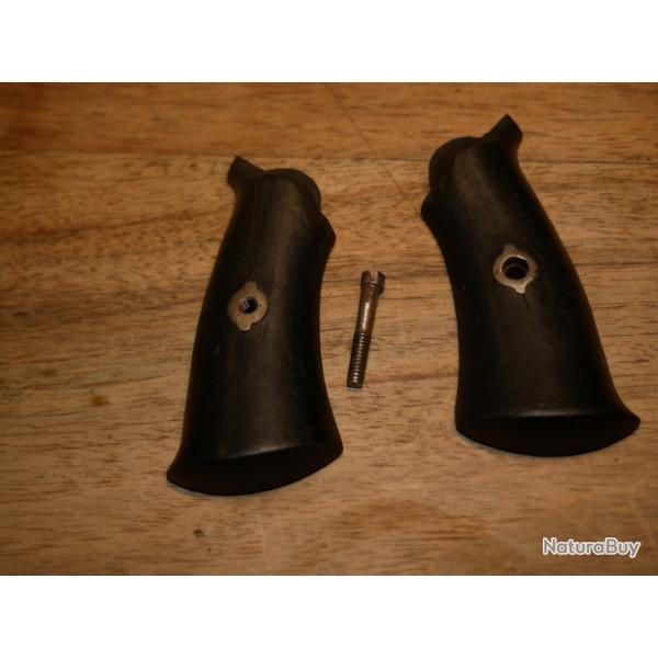 Paire de plaquettes de revolver � broche en 7mm