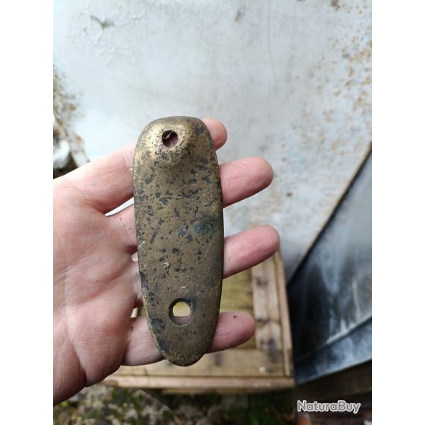 Plaque de couche laiton