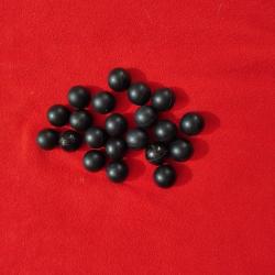 Balles de D&eacute;fense, Entrainement ou loisirs en Caoutchouc de calibre 18mm pour adaptateur ou recharge