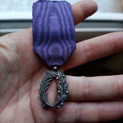 M&eacute;daille palmes acad&eacute;mique
