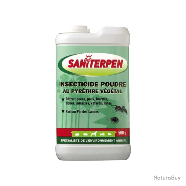 Insecticide poudre pyr�thre v�g�tal 500g Saniterpen