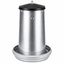 Mangeoire volaille &agrave; tr&eacute;mie m&eacute;tal galvanis&eacute; 5 kg
