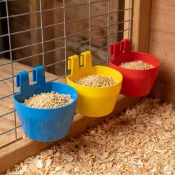 Mangeoire de cage plastique cup 190 ml