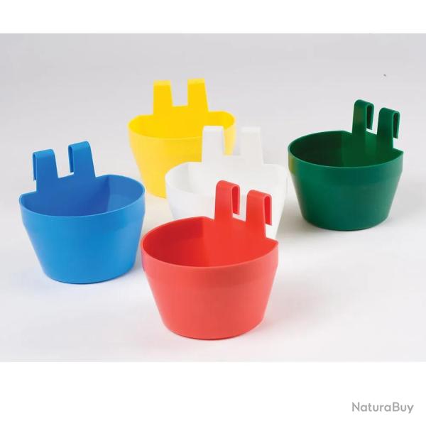 Mangeoire de cage plastique cup 190 ml lot de 10