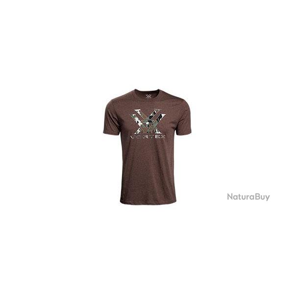 T-shirt � manches courtes Logo Vortex Camouflage - Taille L - Vortex