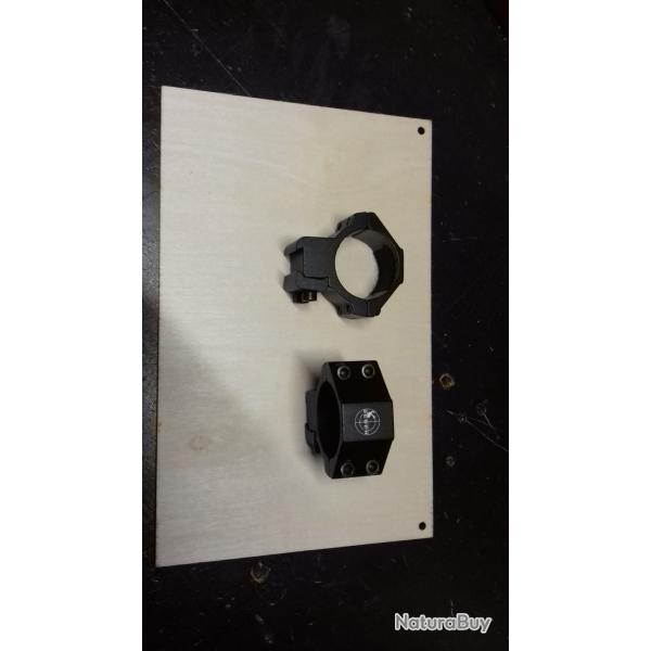 fixation lunette  diam�tre 30 rail de 11mm