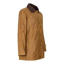 Manteau huil&eacute; femme - Beige - Sobri&eacute;t&eacute; et &eacute;l&eacute;gance 36