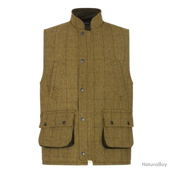 Gilet en Tweed Clair pour Homme - �l�gance Campagne Chic M