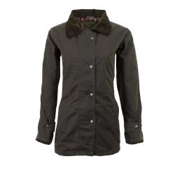 Manteau huil&eacute; femme Vert For&ecirc;t El&eacute;gance et protection