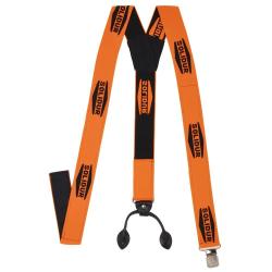 BRETELLES A BOUTONS ORANGE - SOLIDUR