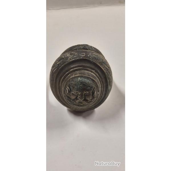 CALOTTE DE PISTOLET A SILEX ANCIEN N2