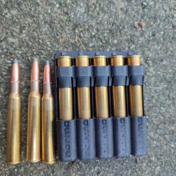 Munitions 7x65R lot de 8 cartouches