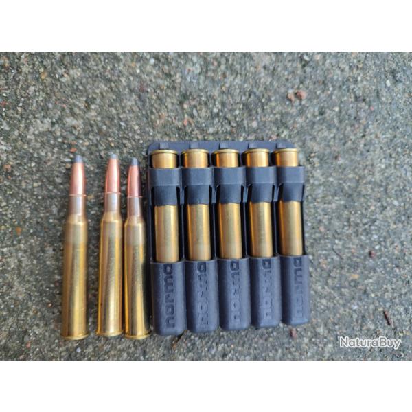 Munitions 7x65R lot de 8 cartouches