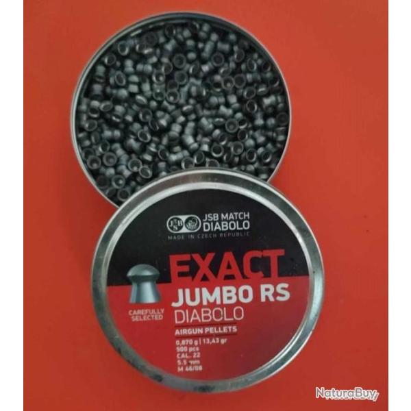 Plombs 5,5 jsb jumbo rs x500