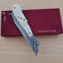 Couteau artisanal d'exception par Alex DUBOIS Jambette