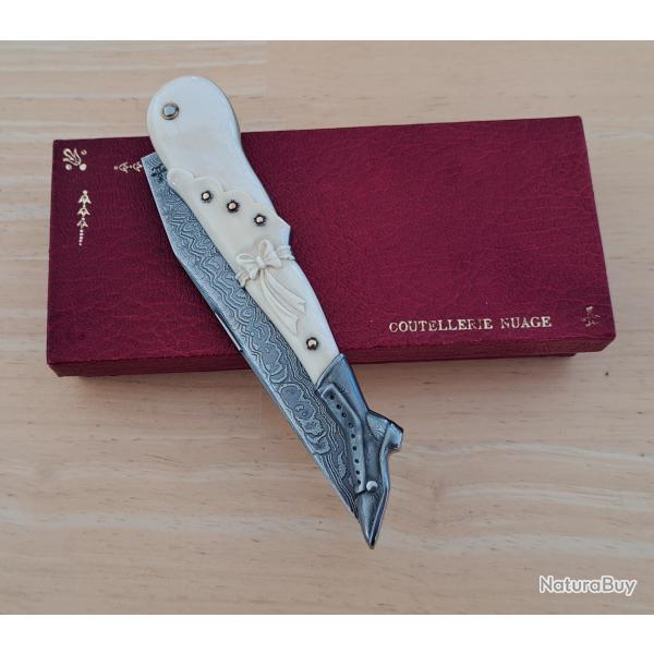 Couteau artisanal d'exception par Alex DUBOIS Jambette