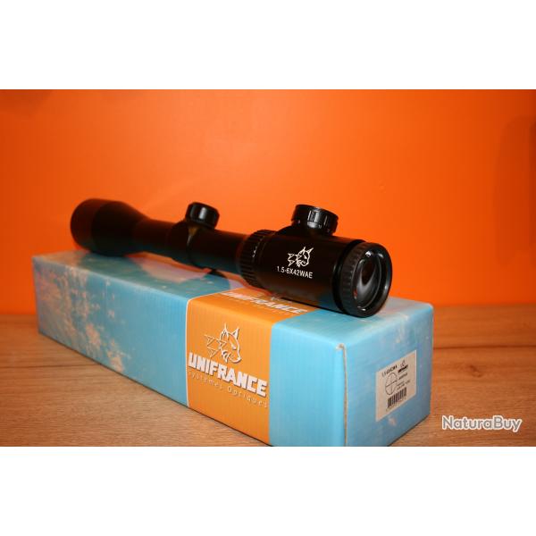 Lunette LINX 1,5-6x42 + Montage colliers