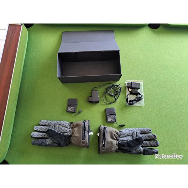 GANTS CHAUFFANTS GRAND FROID TAILLE L/10  30SEVEN VERT