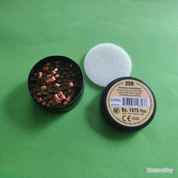 Amorces pour armes poudre noire  RWS 1075 plus