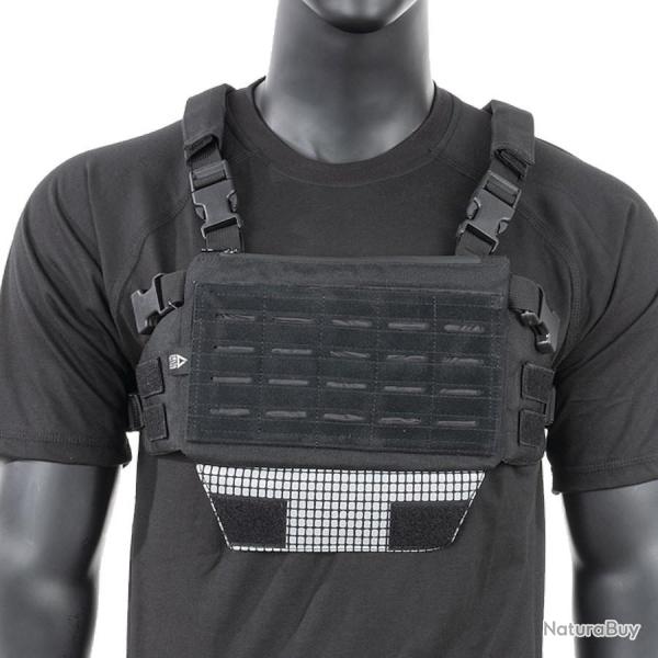 Chest Rig Airsoft Speedsoft Delta Tactics - Gilet Tactique L�ger CQB Noir