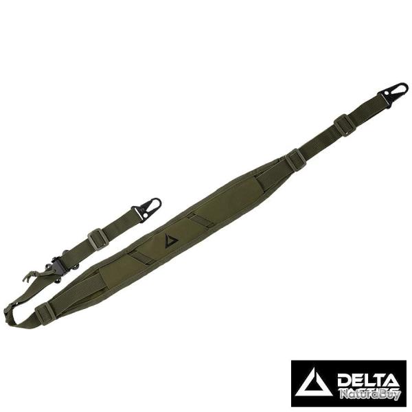 Sangle tactique 2 points Delta Tactics vert OD pour airsoft