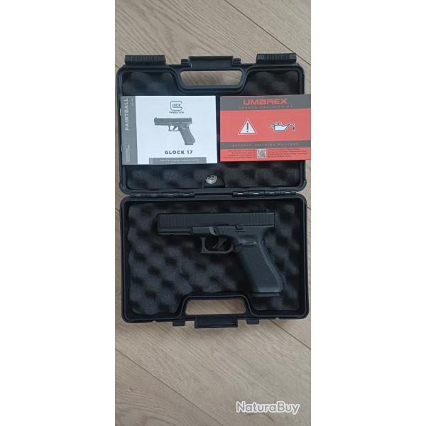 Glock 17 Gen 5 T4E 5 joules Umarex balle caoutchouc