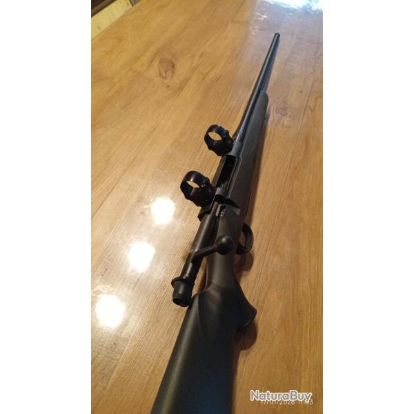 Mauser M18 7rm crosse synth�tique avec anneaux EAW 30 mm fixe canon filet�