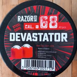 Boite de 38 billes DEVASTATOR (manque 2 billes) T4e
