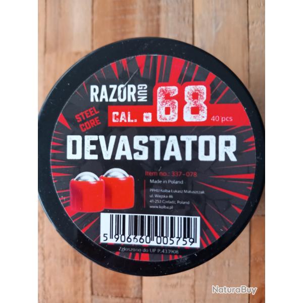 Boite de 38 billes DEVASTATOR (manque 2 billes) T4e