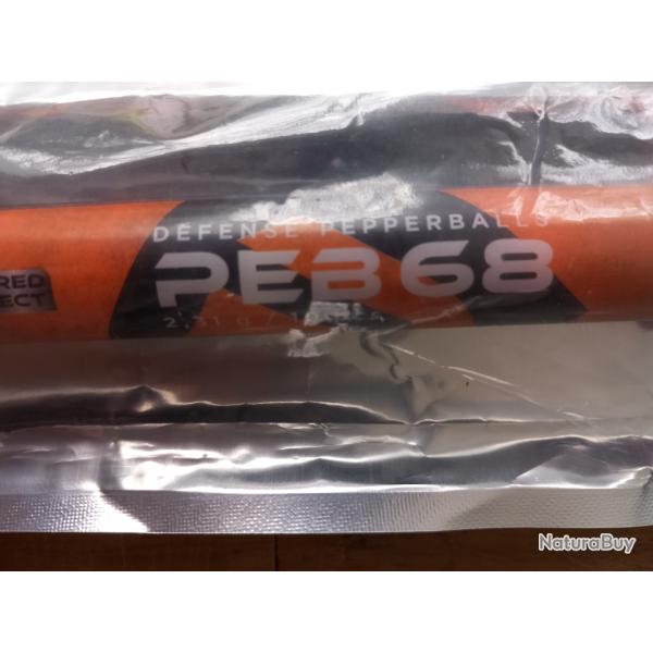 Paquet de 10 Billes PEB 68 UMAREX T4e NEUF NON OUVERT