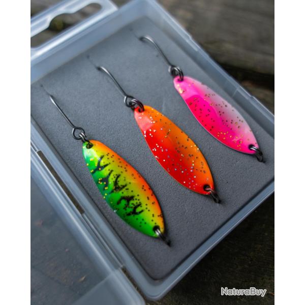 PACK CUILLERES ONDULANTES MAGIC TROUT UL SPOON SET 2.6GR BOITE DE 3