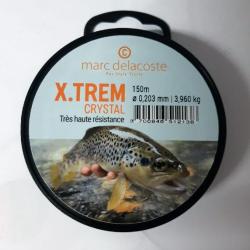 FIL DELACOSTE X.TREM CRISTAL 150M 0.128mm - 1.42kg