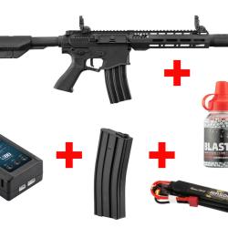 M&eacute;ga Promo Pack Venator Silent + batterie + chargeur batterie + pot de bille +1 chargeur 50 coups of