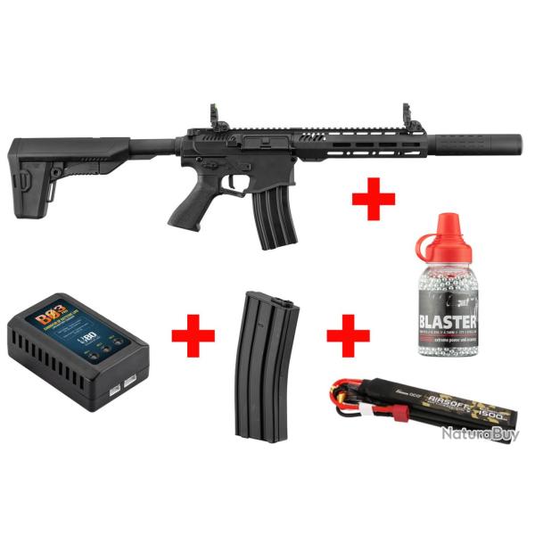 M�ga Promo Pack Venator Silent + batterie + chargeur batterie + pot de bille +1 chargeur 50 coups of