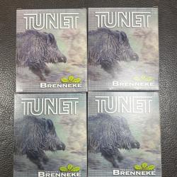 Lot de quatre bo&icirc;tes de balles brenneke original calibre 12/67