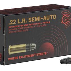 Geco Semi-Auto 40gr Cal. 22LR - Lot de 1000 munitions