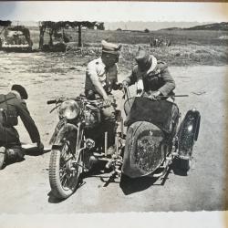Photo originale du general de Montsabert campagne de Tunisie 1943