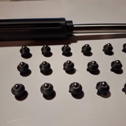 lot de 50 munitions hdr50 tr50 haute velocit&eacute; t4e cal50